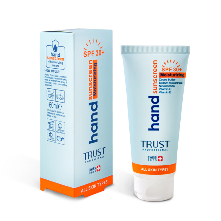 کرم تخصصی دست ضدآفتاب و آبرسان +SPF30 بیرنگ۶۰میل