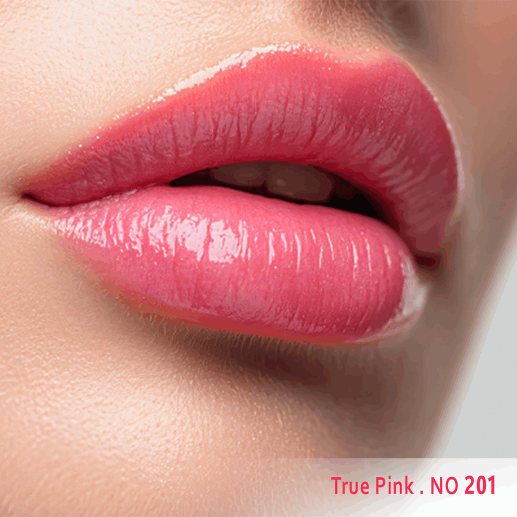 رژلب مایع ابریشمی ساتین سرژه کد ۲۰۱(True pink)