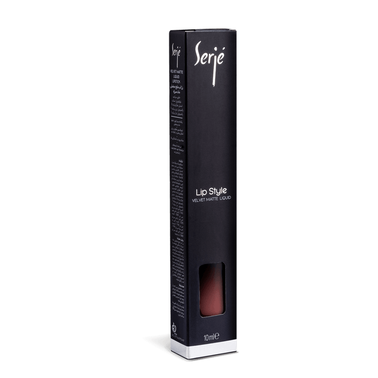 رژلب مایع مخملی مات سرژه کد ۱۰۵(Nauv red)