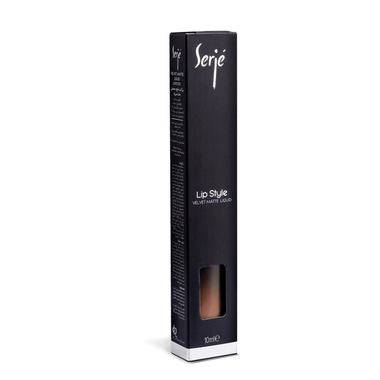 رژلب مایع مخملی مات سرژه کد 104 (Brownish Nude)